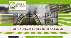 Desktop Screenshot of alanssportclub.de